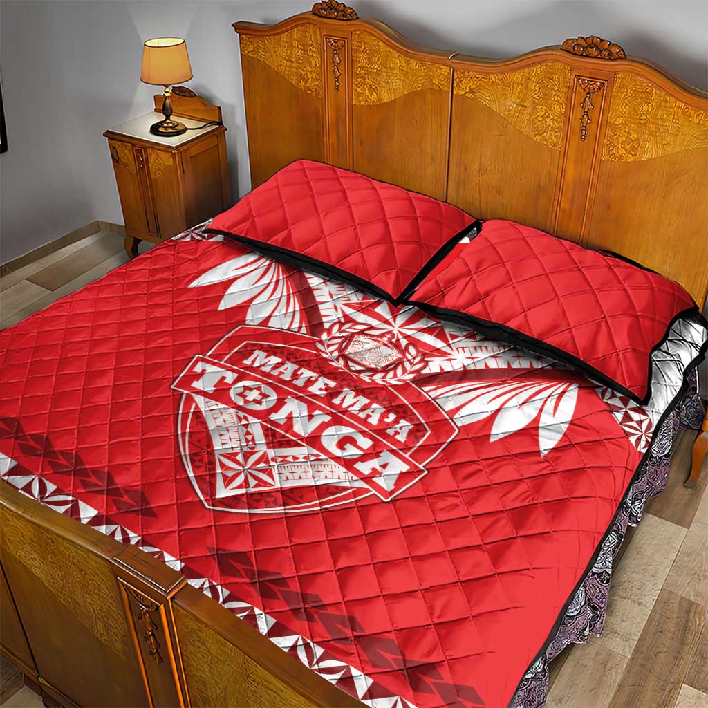 Tonga Mate Maa Rugby Quilt Bed Set Go Champions LT05 - Polynesian Pride