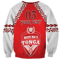 Custom Tonga Mate Maa Rugby Sweatshirt Go Champions LT05 - Polynesian Pride