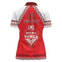 Custom Tonga Mate Maa Rugby Women Polo Shirt Go Champions LT05 - Polynesian Pride