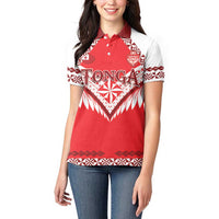 Custom Tonga Mate Maa Rugby Women Polo Shirt Go Champions LT05 - Polynesian Pride