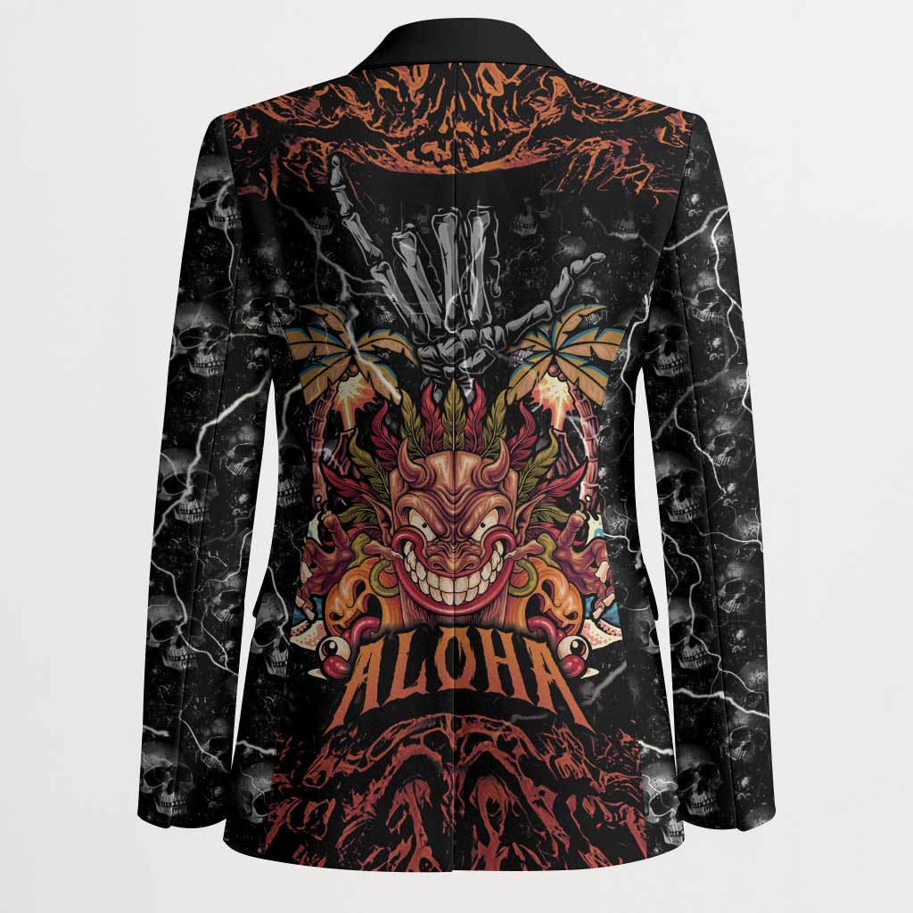 Aloha Halloween Blazer Horror Tiki Heavy Metal Style LT05 - Polynesian Pride
