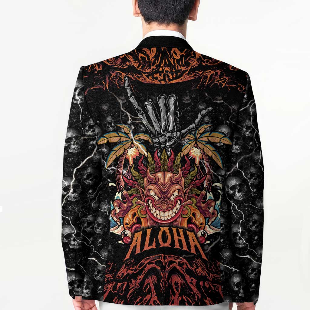 Aloha Halloween Blazer Horror Tiki Heavy Metal Style LT05 - Polynesian Pride