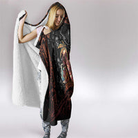 Aloha Halloween Hooded Blanket Horror Tiki Heavy Metal Style LT05 - Polynesian Pride