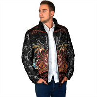 Aloha Halloween Padded Jacket Horror Tiki Heavy Metal Style LT05 - Polynesian Pride