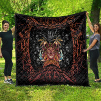 Aloha Halloween Quilt Horror Tiki Heavy Metal Style LT05 - Polynesian Pride