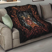 Aloha Halloween Quilt Horror Tiki Heavy Metal Style LT05 - Polynesian Pride