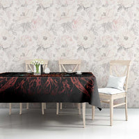Aloha Halloween Tablecloth Horror Tiki Heavy Metal Style LT05 - Polynesian Pride
