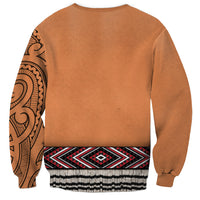 New Zealand Maori Tattoo Costume Sweatshirt LT05 - Polynesian Pride