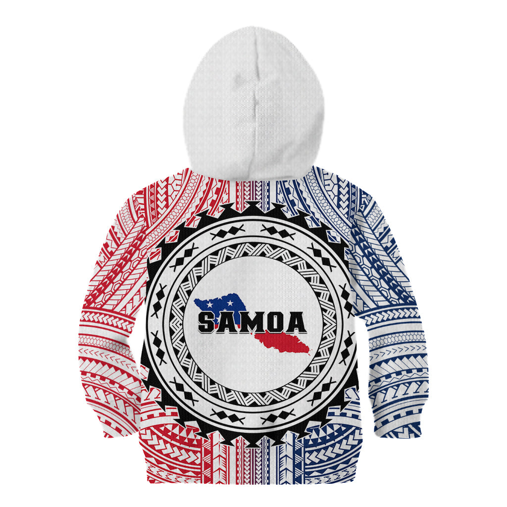 Samoa Black Saturday Kid Hoodie Polynesian Tribal Simple Style LT05 - Polynesian Pride