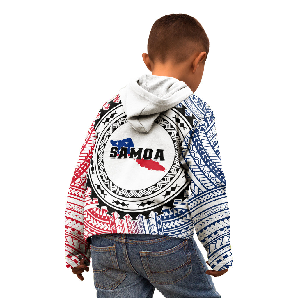 Samoa Black Saturday Kid Hoodie Polynesian Tribal Simple Style LT05 - Polynesian Pride