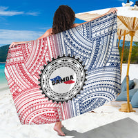 Samoa Black Saturday Sarong Polynesian Tribal Simple Style LT05 One Size 44 x 66 inches White - Polynesian Pride