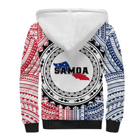 Samoa Black Saturday Sherpa Hoodie Polynesian Tribal Simple Style LT05 - Polynesian Pride