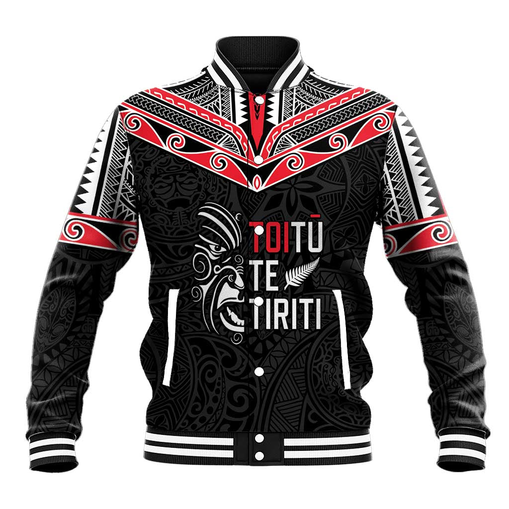 Aotearoa Toitu Te Tiriti Baseball Jacket New Zealand Honour The Treaty