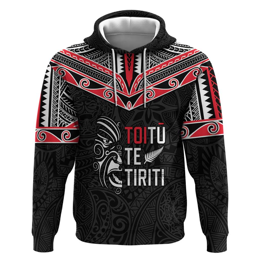 Aotearoa Toitu Te Tiriti Hoodie New Zealand Honour The Treaty