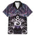 New Zealand Maori Family Matching Mermaid Dress and Hawaiian Shirt Poutama Pikorua Purple Paua Shell