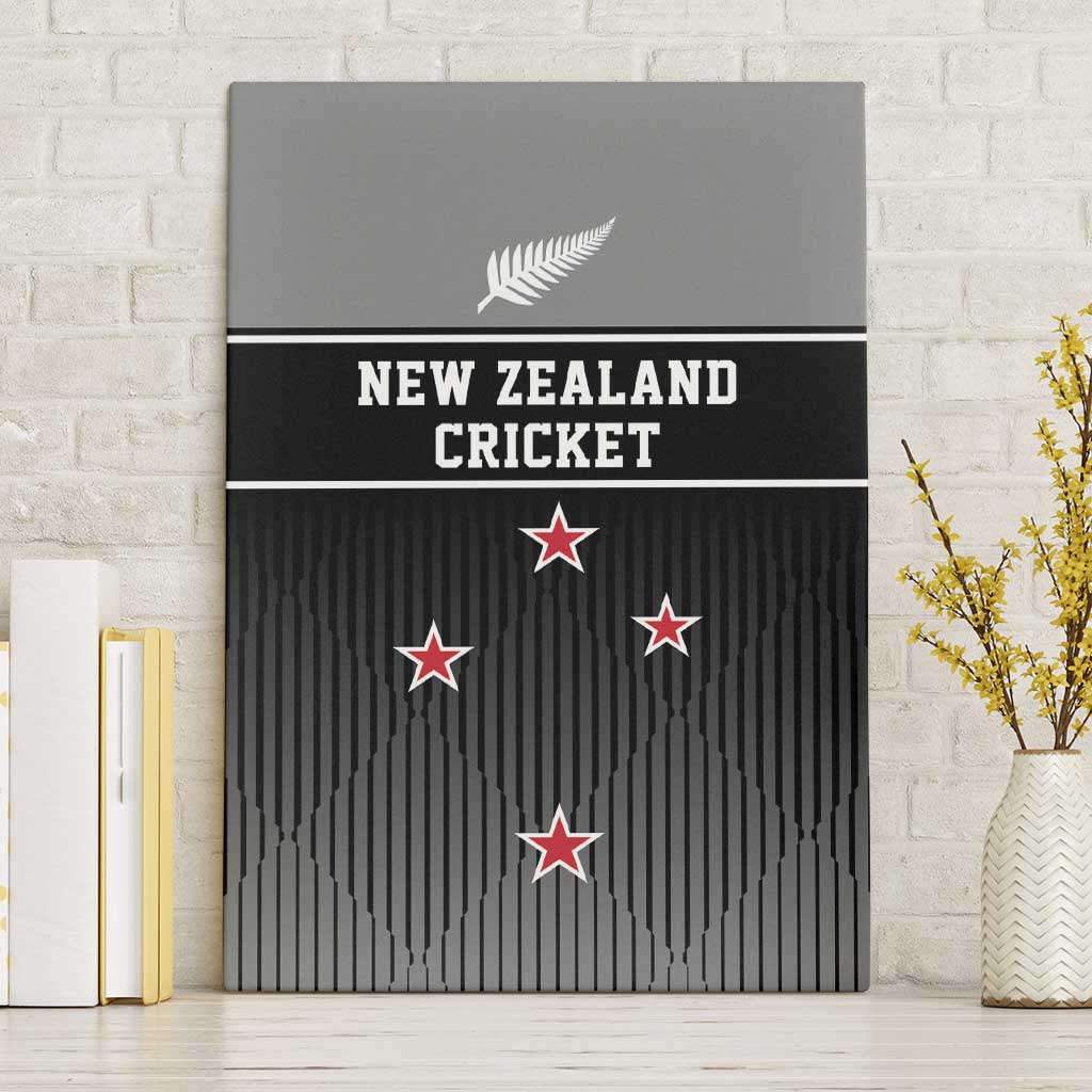 New Zealand Cricket Canvas Wall Art Black Cap Unbeatable