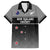 Custom New Zealand Cricket Family Matching Off The Shoulder Long Sleeve Dress and Hawaiian Shirt Black Cap Unbeatable