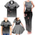 Custom New Zealand Cricket Family Matching Tank Maxi Dress and Hawaiian Shirt Black Cap Unbeatable