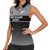 Custom New Zealand Cricket Women Sleeveless Polo Shirt Black Cap Unbeatable