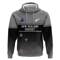 Custom New Zealand Cricket Zip Hoodie Black Cap Unbeatable LT05 Pullover Hoodie Black - Polynesian Pride