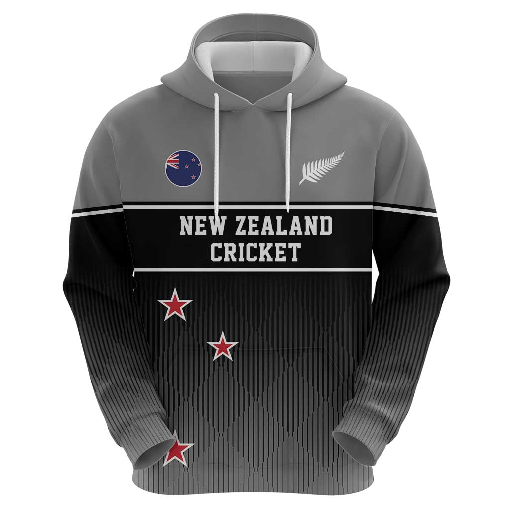 Custom New Zealand Cricket Zip Hoodie Black Cap Unbeatable LT05 - Polynesian Pride