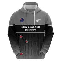 Custom New Zealand Cricket Zip Hoodie Black Cap Unbeatable LT05 - Polynesian Pride
