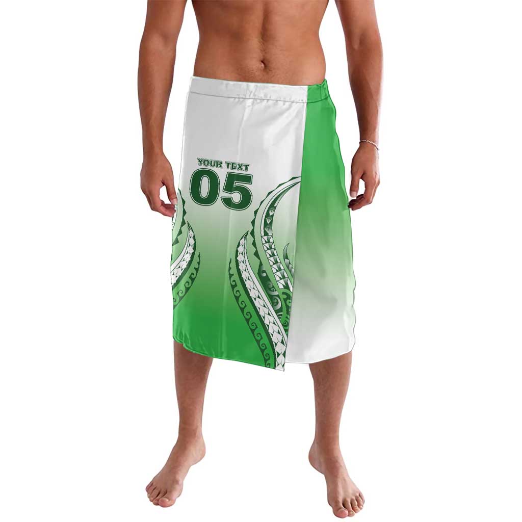 Custom Cook Islands Avaiki Rugby Lavalava Go Champions LT05 Green - Polynesian Pride