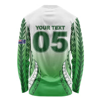 Custom Cook Islands Avaiki Rugby Long Sleeve Shirt Go Champions LT05 - Polynesian Pride
