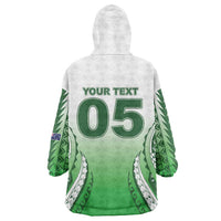 Custom Cook Islands Avaiki Rugby Wearable Blanket Hoodie Go Champions LT05 - Polynesian Pride