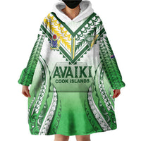 Custom Cook Islands Avaiki Rugby Wearable Blanket Hoodie Go Champions LT05 - Polynesian Pride