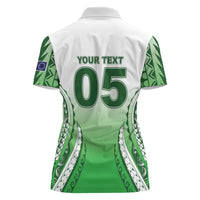 Custom Cook Islands Avaiki Rugby Women Polo Shirt Go Champions LT05 - Polynesian Pride