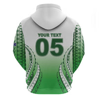 Custom Cook Islands Avaiki Rugby Zip Hoodie Go Champions LT05 - Polynesian Pride