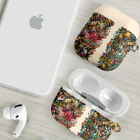 Hawaii And Japan AirPods Case Tiki With Oni Mask LT05 - Polynesian Pride