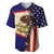 American Samoa Flag Day Baseball Jersey Polynesian Tribal Pattern LT05 Blue - Polynesian Pride