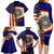 American Samoa Flag Day Family Matching Long Sleeve Bodycon Dress and Hawaiian Shirt Polynesian Tribal Pattern LT05 - Polynesian Pride