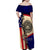 American Samoa Flag Day Family Matching Off Shoulder Maxi Dress and Hawaiian Shirt Polynesian Tribal Pattern LT05 - Polynesian Pride