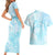 Polynesia Dolphins Under The Sea Couples Matching Short Sleeve Bodycon Dress and Hawaiian Shirt Simple Style LT05 - Polynesian Pride