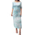 Polynesia Dolphins Under The Sea Puletasi Simple Style LT05 Long Dress Baby Blue - Polynesian Pride