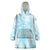 Polynesia Dolphins Under The Sea Wearable Blanket Hoodie Simple Style LT05 One Size Baby Blue - Polynesian Pride