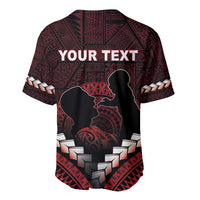 Personalised Tonga Happy Father's Day Baseball Jersey Ofa Lahi Atu Dad Polynesian Tribal LT05 - Polynesian Pride