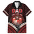 Personalised Tonga Happy Father's Day Family Matching Mermaid Dress and Hawaiian Shirt Ofa Lahi Atu Dad Polynesian Tribal