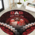 Tonga Happy Father's Day Round Carpet Ofa Lahi Atu Dad Polynesian Tribal