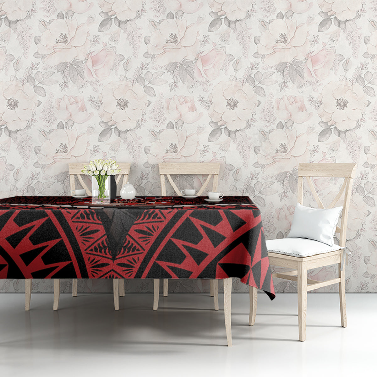 Tonga Happy Father's Day Tablecloth Ofa Lahi Atu Dad Polynesian Tribal LT05 - Polynesian Pride