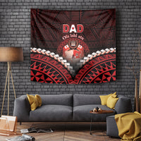 Tonga Happy Father's Day Tapestry Ofa Lahi Atu Dad Polynesian Tribal LT05 - Polynesian Pride