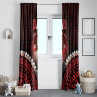 Tonga Happy Father's Day Window Curtain Ofa Lahi Atu Dad Polynesian Tribal LT05 - Polynesian Pride