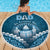 Fiji Happy Father's Day Beach Blanket Au Lomani Iko Dad Polynesian Tribal