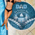 Fiji Happy Father's Day Beach Blanket Au Lomani Iko Dad Polynesian Tribal