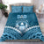 Fiji Happy Father's Day Bedding Set Au Lomani Iko Dad Polynesian Tribal