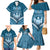 Personalised Fiji Happy Father's Day Family Matching Mermaid Dress and Hawaiian Shirt Au Lomani Iko Dad Polynesian Tribal