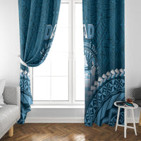 Fiji Happy Father's Day Window Curtain Au Lomani Iko Dad Polynesian Tribal LT05 - Polynesian Pride